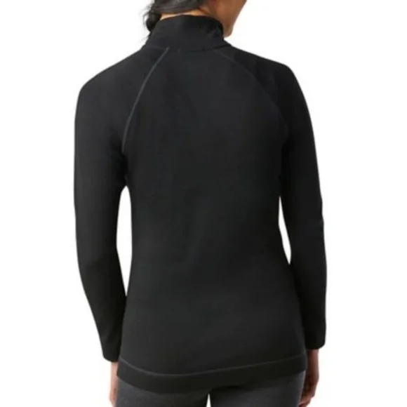 NWT Smartwool Women's Classic Thermal Merino Base Layer 1/4 Zip - Picture 3 of 3